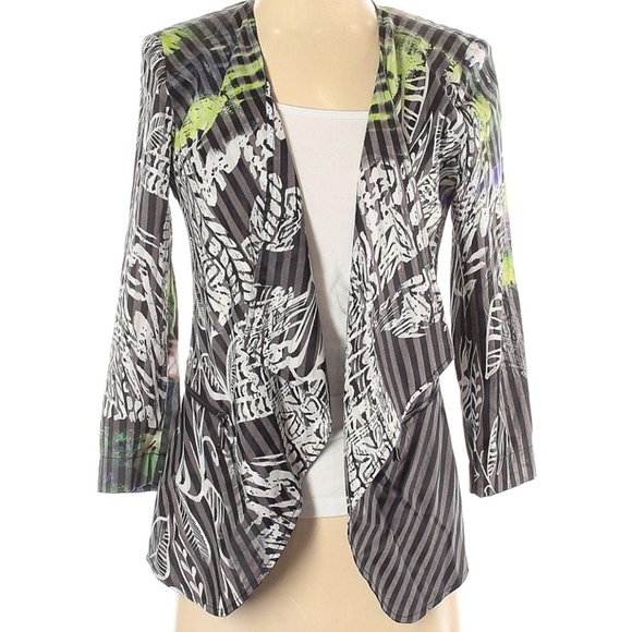 Alberto Makali Aztec Abstract Paint Blazer - Picture 1 of 4